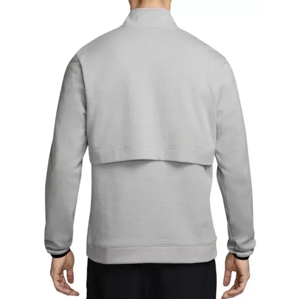 Nike Men's Med Tour Pique 1/2 Zip LS Golf Vented Pullover FQ0472-077‎ MSRP $105